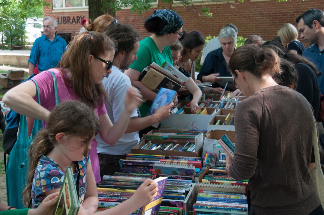 Library Book Sale, spring 2015